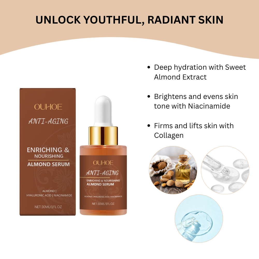AlmondSilk® | Natural Anti-Aging Almond Serum for Skin Lifting!